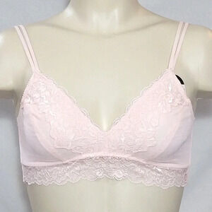 MEDIUM‎ Maidenform SE1182 Self Expressions Lace Bralette Pink NWT